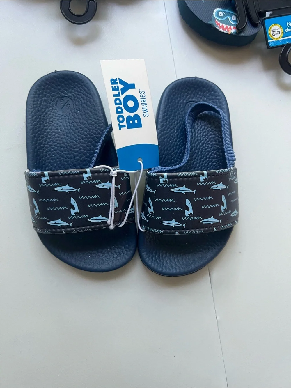 Blue Flip Flops and Slides - Pack